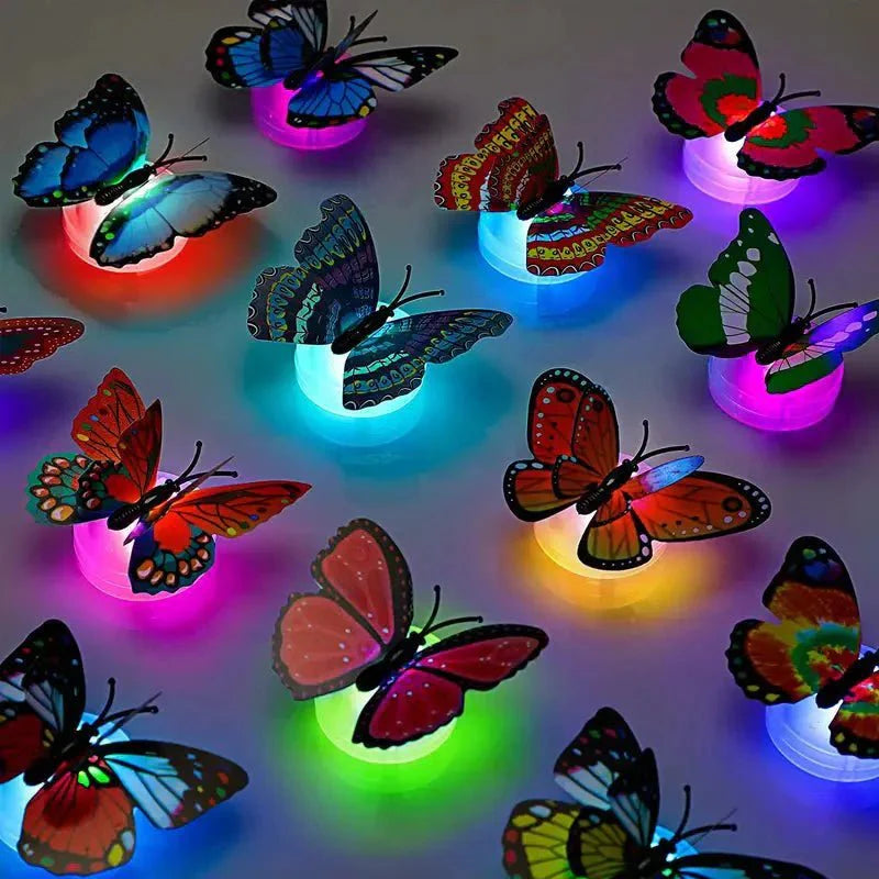 LED Butterfly Night Light Pack Of (6 Pcs)