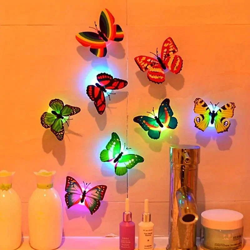 LED Butterfly Night Light Pack Of (6 Pcs)